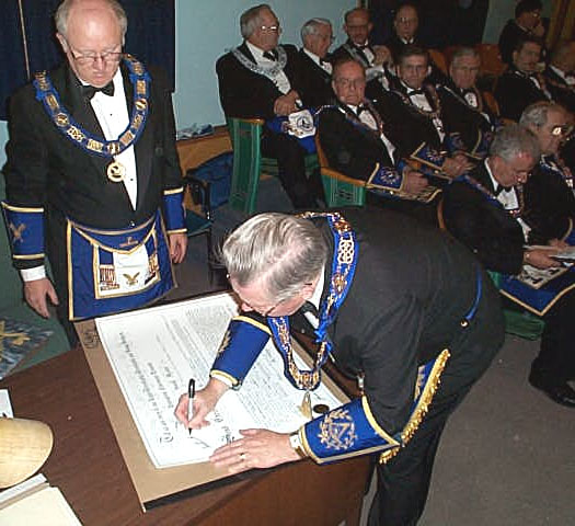Constitution and Consecration of Lodge